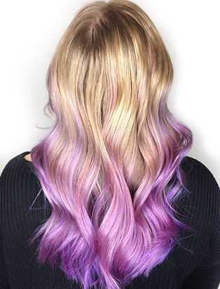 erin murphy pt hair pink dip dye