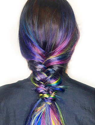 erin murphy hair grad rainbow braid