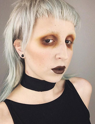 makeup graduate kelseyanna fitzpatrick kat von d artistry collective brown makeup