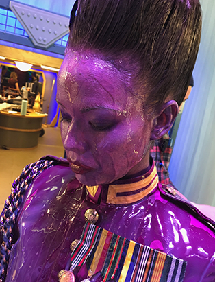 daytime emmy award winning makeup artist jenna servatius purple slime