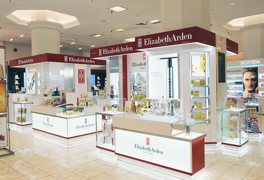 elizabeth arden makeup retail counter