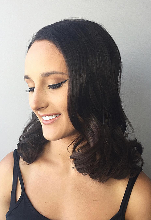 brunette hair by hair graduate fallon nygaard