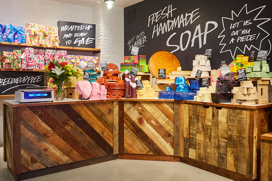 lush visual merchandiser kyle ziegenhagel store display