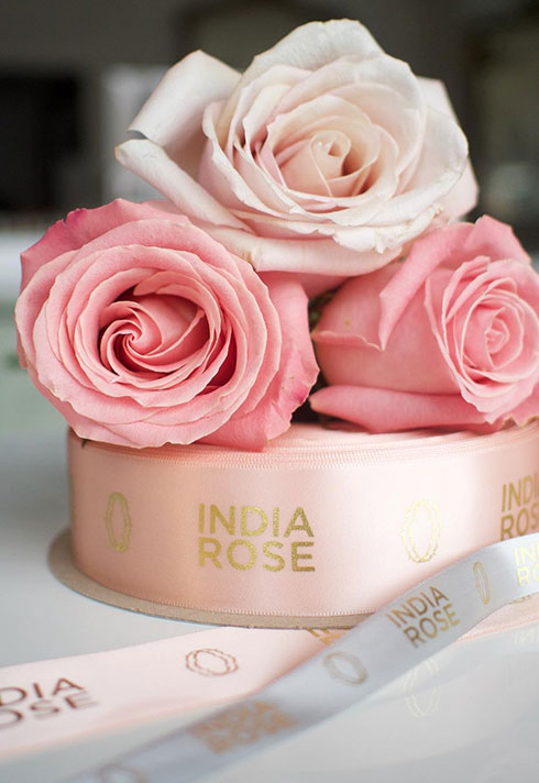 india rose cosmeticary beauty boutique ribbon