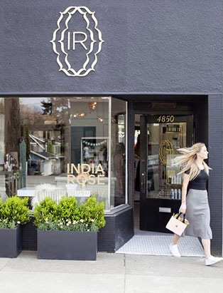 india rose cosmeticary beauty boutique exterior