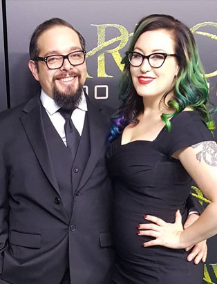 top film makeup graduate cayley giene at arrow premiere