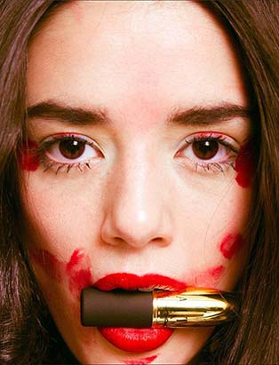 Jerry Kuo, makeup, artist, international career, red lips, smeared, beauty