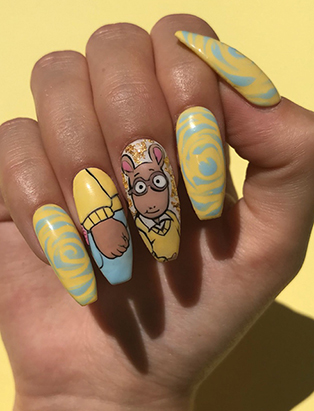 arthur nails lana sheen nail artist bmc grad