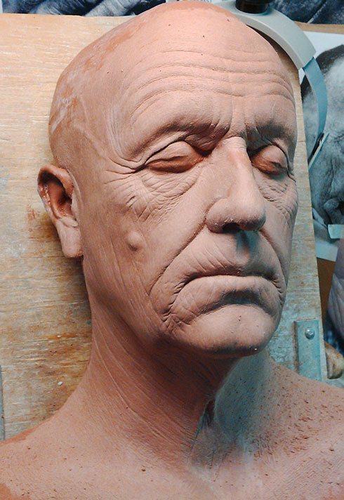 doug morrow prosthetic sculpting