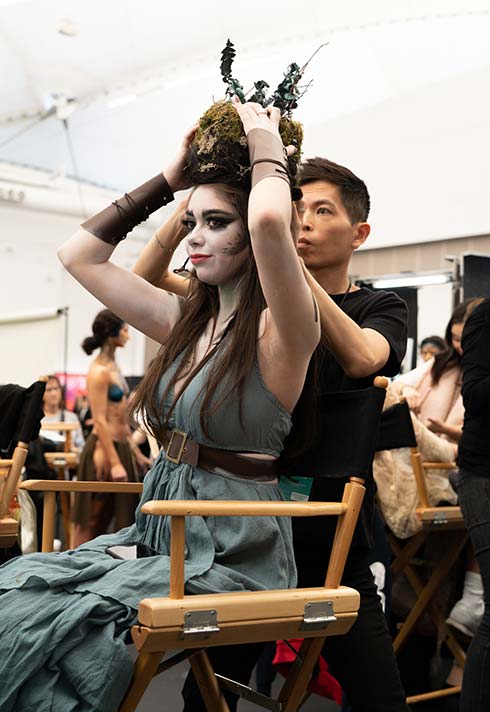 Li Wei He, makeup, fantasy, CurliQue, prep