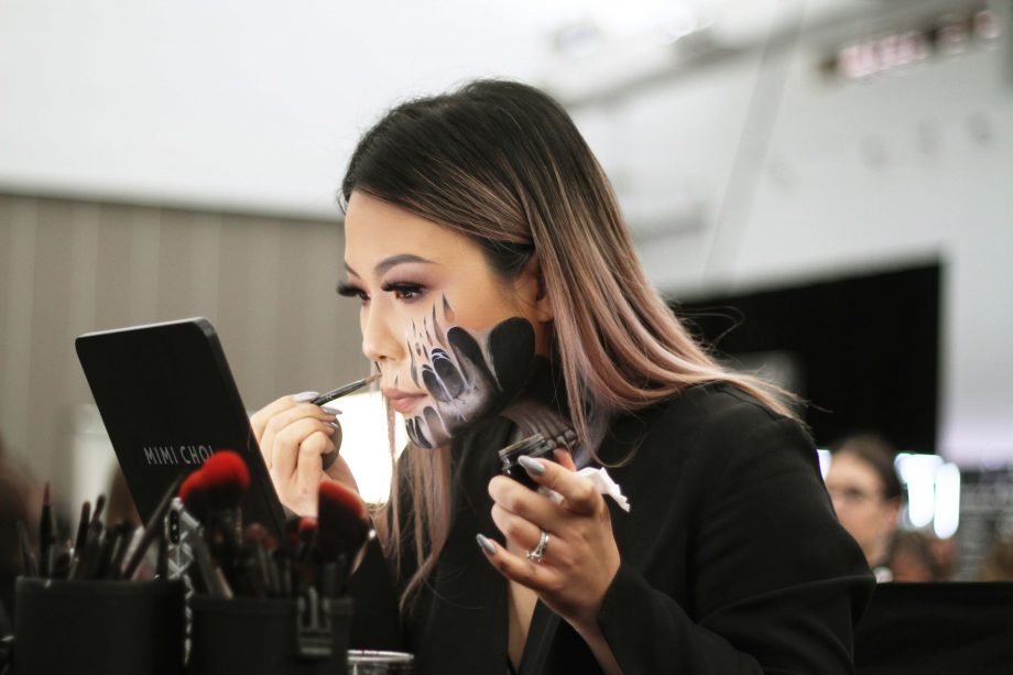 Mimi Choi,IMATS,BMC, demo, skull makeup