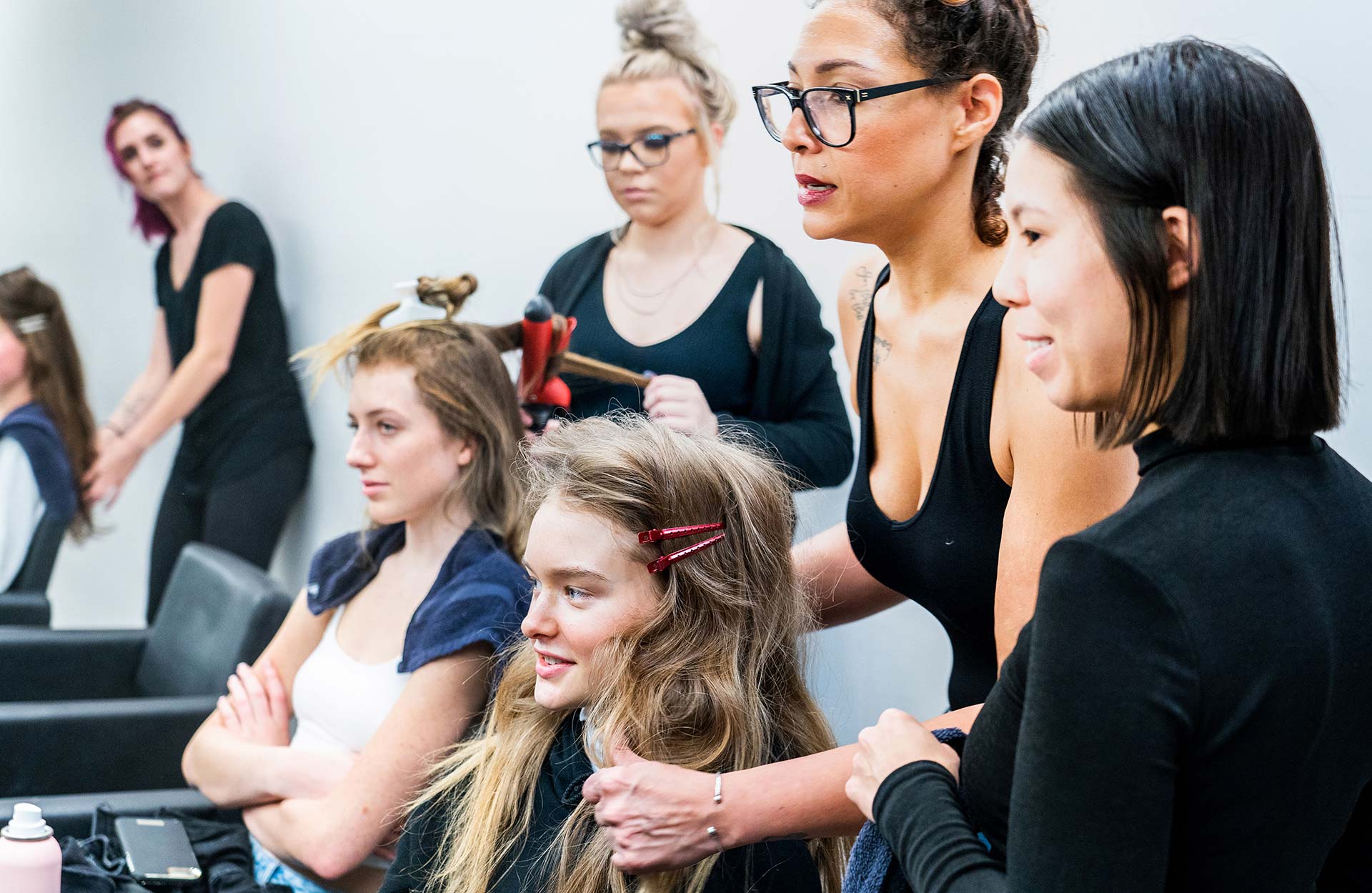 Lisa Callander, Blanche MacDonald Centre, hairstyling, backstage