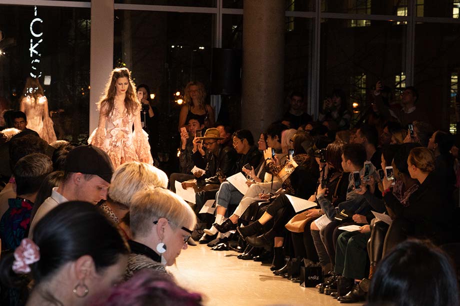 pink, gown, Atelier Campus, fashion show, BMC, Blanche, fashion design, runway