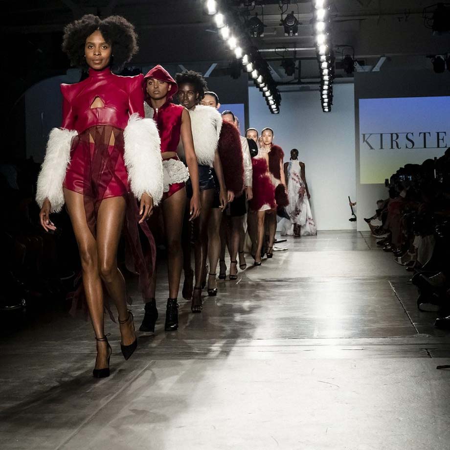 Kirsten Ley, Blanche Macdonald, Grad Show, molded leather, fashion designer, Mitosis, Arun Nevader, NY, fashion week