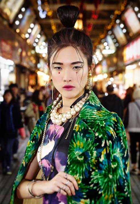 Sunny Lee, makeup, editorial