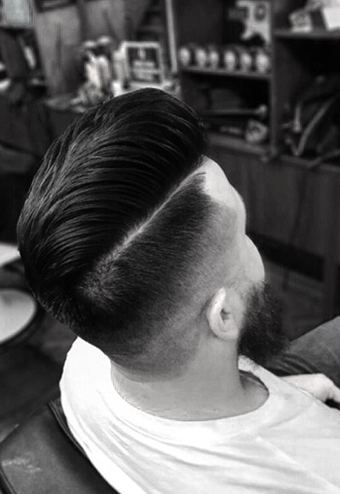 Example of barber Cody Dunbar's work at Bourbon Barbershop in Saskatchewan