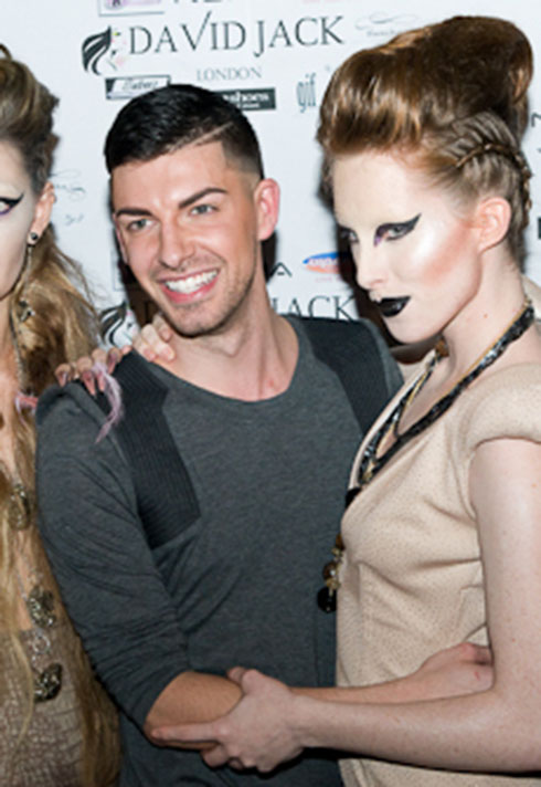 David Jack Blanche Macdonald Fashion Design graduate with models