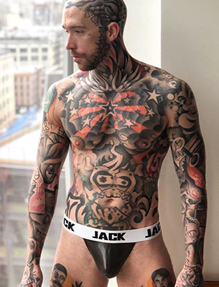 men's latex underwear by david jack bmc fashion graduate