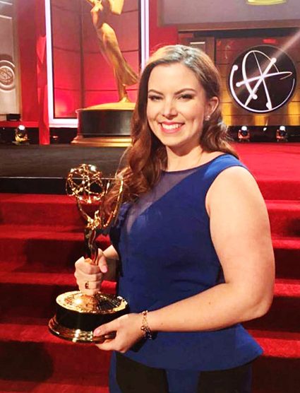 Emmy Award winning Makeup Graduate, Jenna Servatius.