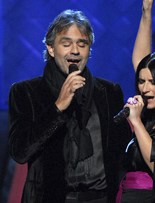 makeup for Andrea Bocelli by Blanche Macdonald makeup program graduate Jonathan Seti