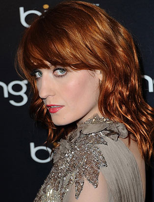 makeup for Florence Welch by Blanche Macdonald makeup program graduate Jonathan Seti