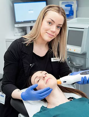 Esthetics Grad Michelle Dubois Lasers in at Pacific Derm