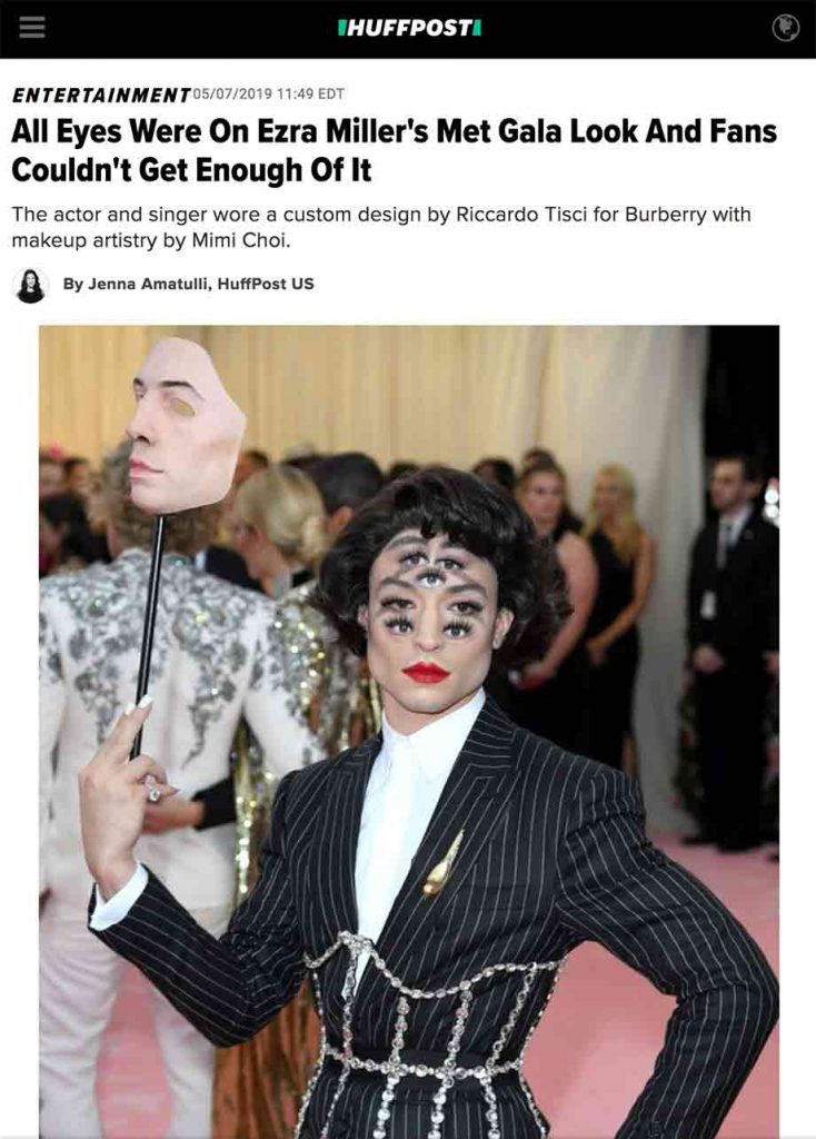 huffington post article mimi choi met gala makeup artist