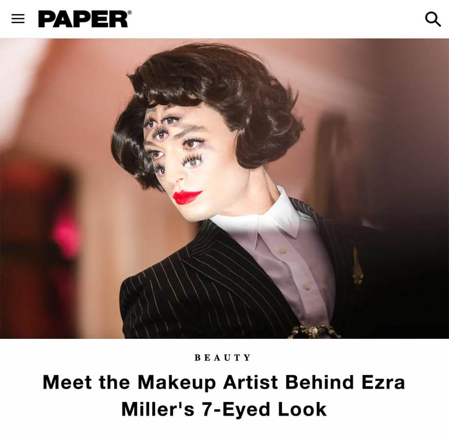 paper magazine seven eyes met gala ezra miller mimi choi