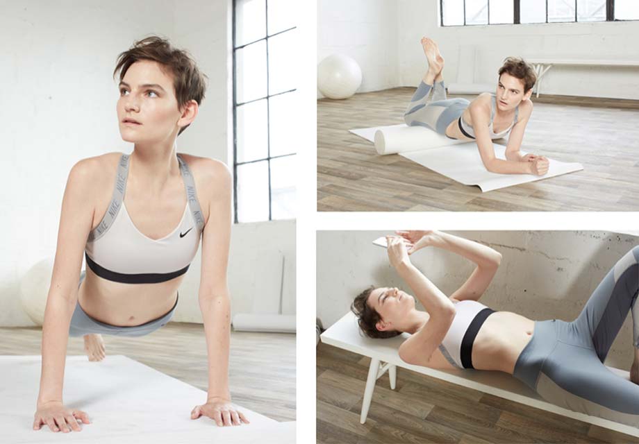 Yoga Neutral Colour Activewear Art Directed by Theola Wong