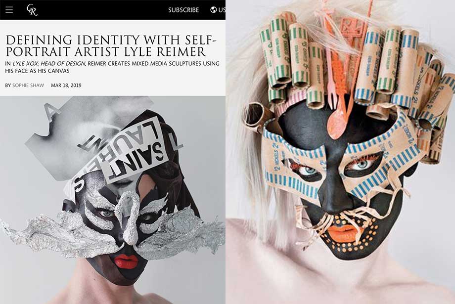 CR Fashion Book features Blanche Macdonald Makeup graduate Lyle Reimer