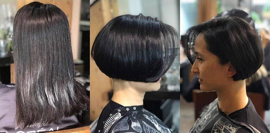 Coco Manzano, Blanche Grad, hairstylist, salon, pro, professional, Vancouver, Blanche MacDonald, hairdresser, stylist, wedding, cuts, styles, hair, cut, precision, makeover, bob