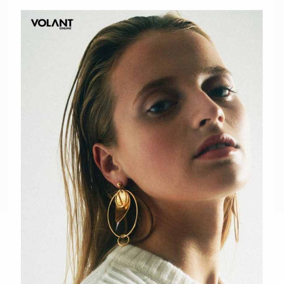 makeup look for volant magazine online by jana bizzari
