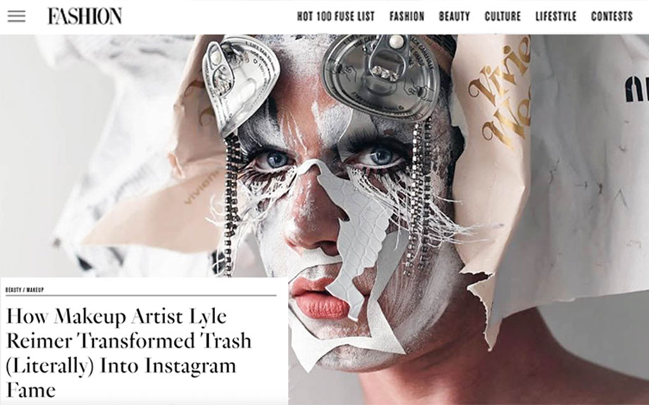 Lyle Reimer Instagram Fame feature on FASHION Mag