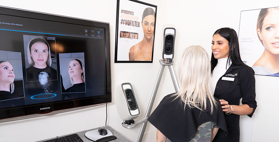 3D imaging consultation at Beautiful Canadian Laser & Skincare clinic