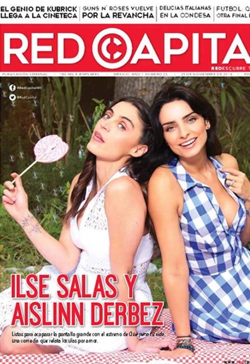 Cover makeup for Red Capital by BMC graduate Alejandra Hernandez