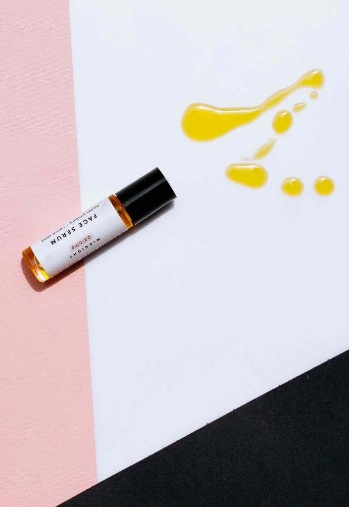 Midnight Paloma face serum by Talyer Rogers, Blanche Macdonald makeup graduate