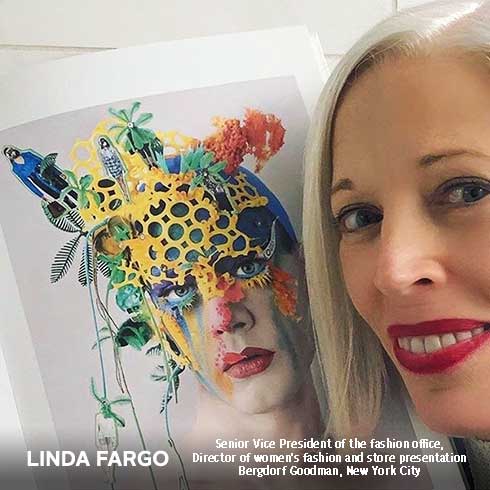 Fashion Authority Linda Fargo of Bergdorf Goodman New York with LyleXOX's Head of Design