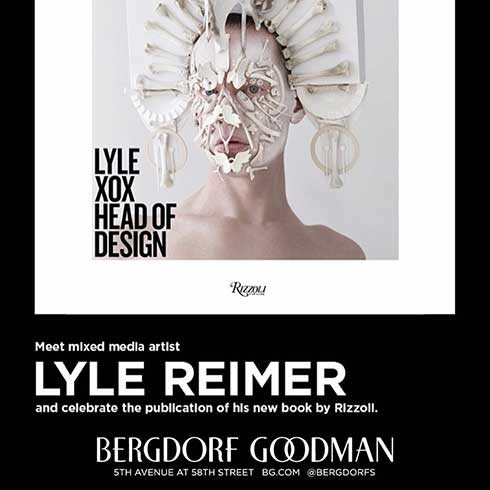 Lyle XOX Head of Design book launch at Bergdorf Goodman 5th Avenue