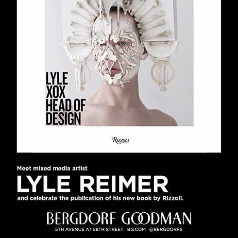 Lyle XOX Head of Design book launch at Bergdorf Goodman 5th Avenue 