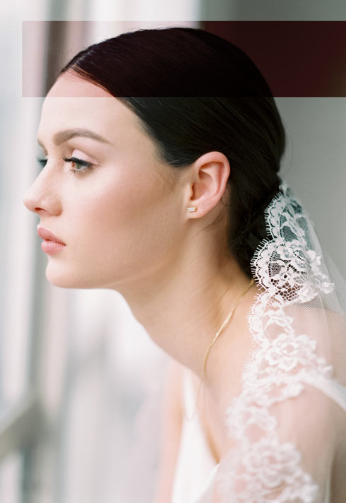 matte bridal makeup look by BMC Pro Makeup Graduates The Artistry Collective