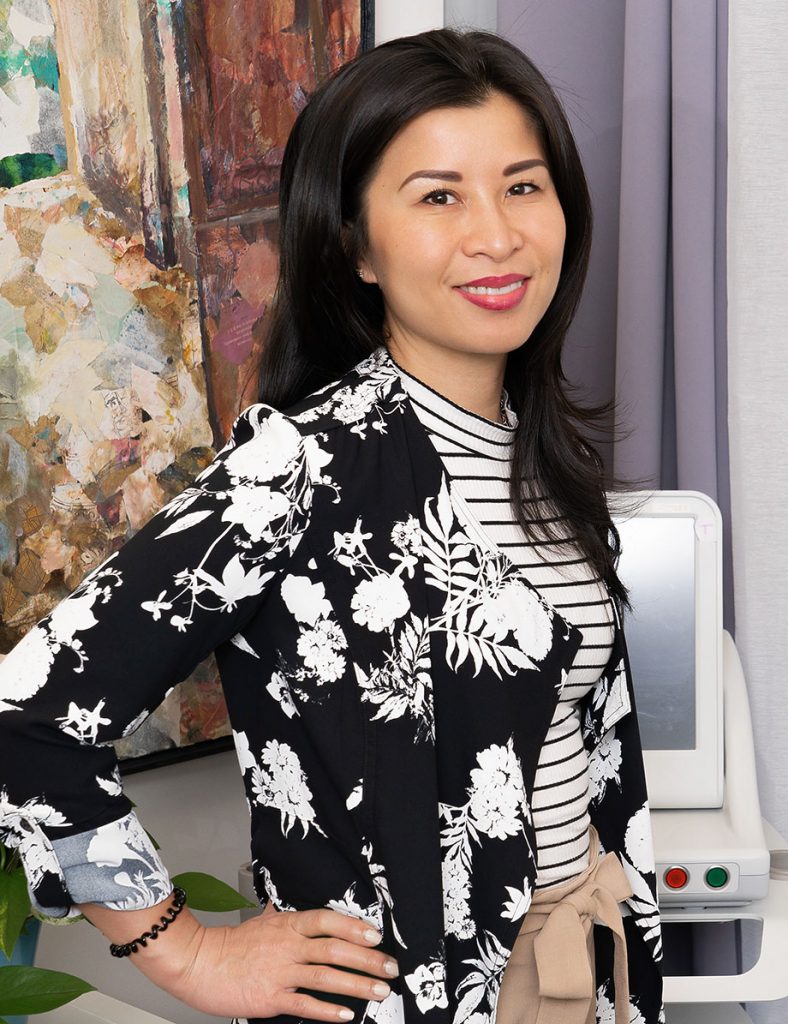 Director of Arbutus Laser clinic Mimi Le