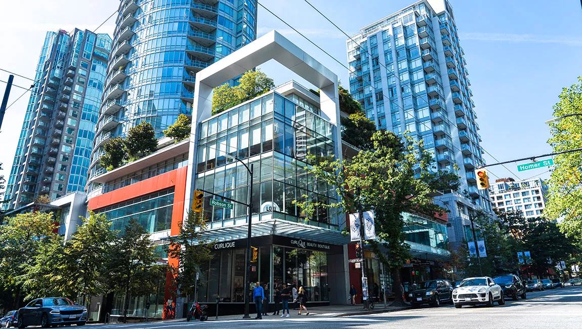 Atelier Campus street level view in Vancouver