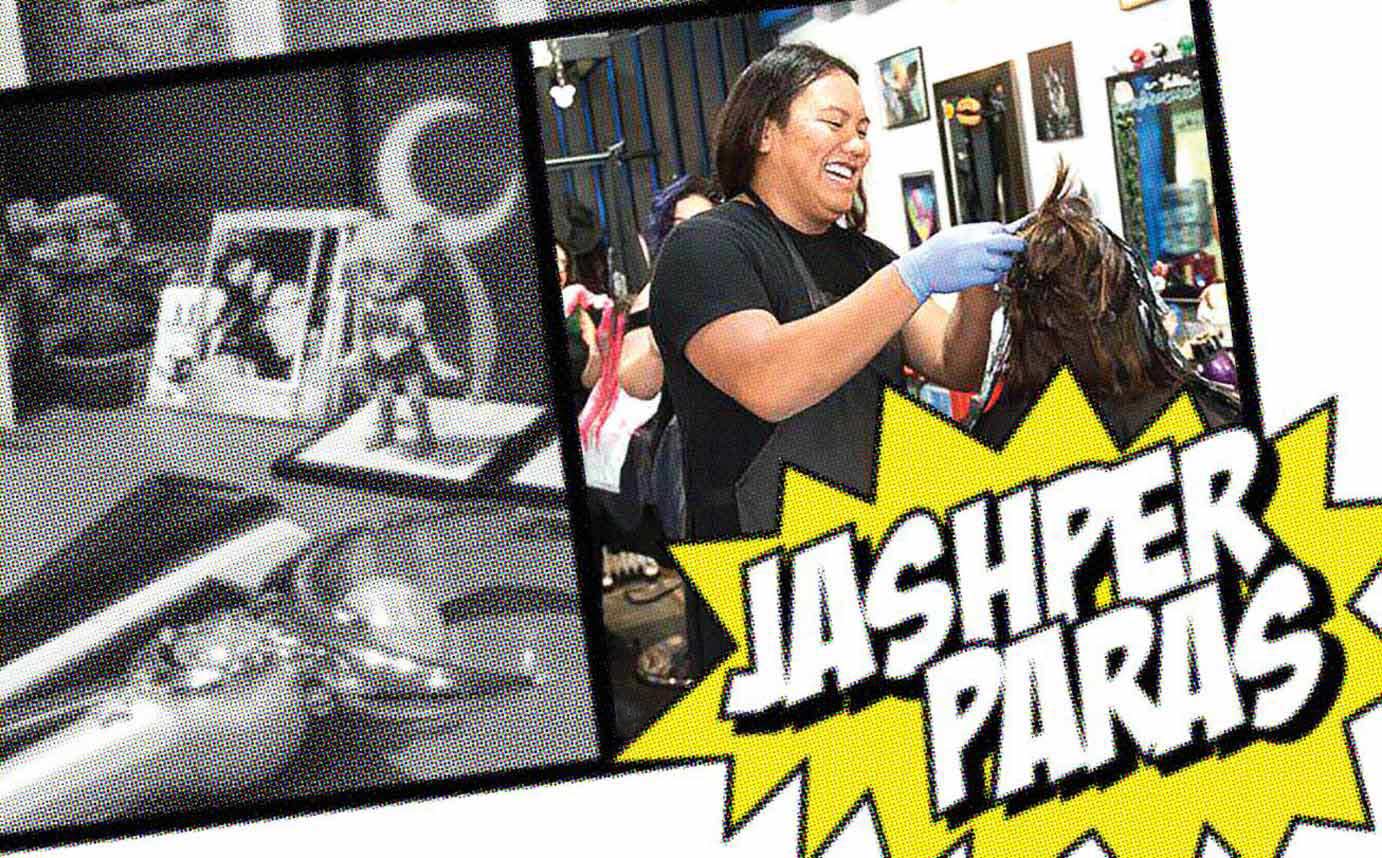 Jashper Paras is Over the Moon at B-Bombshell Salon