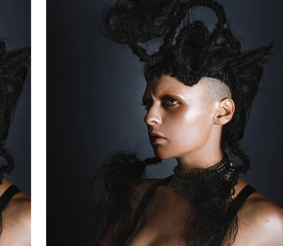 BMC Pro Hair Graduate Patrick Uy's edgy punk women's hairstyle