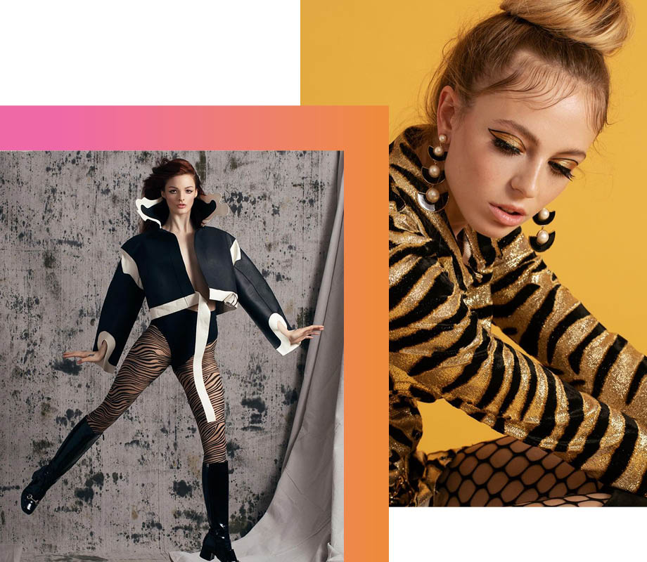 BMC Fashion Marketing graduate and Calgary fashion stylist Vanessa Smith's animal print editorial