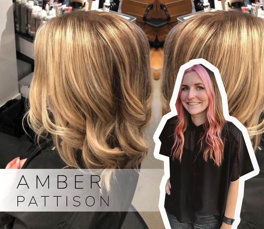 Supernova Salon stylist and Blanche Macdonald Centre graduate Amber Pattison and her blonde highlights