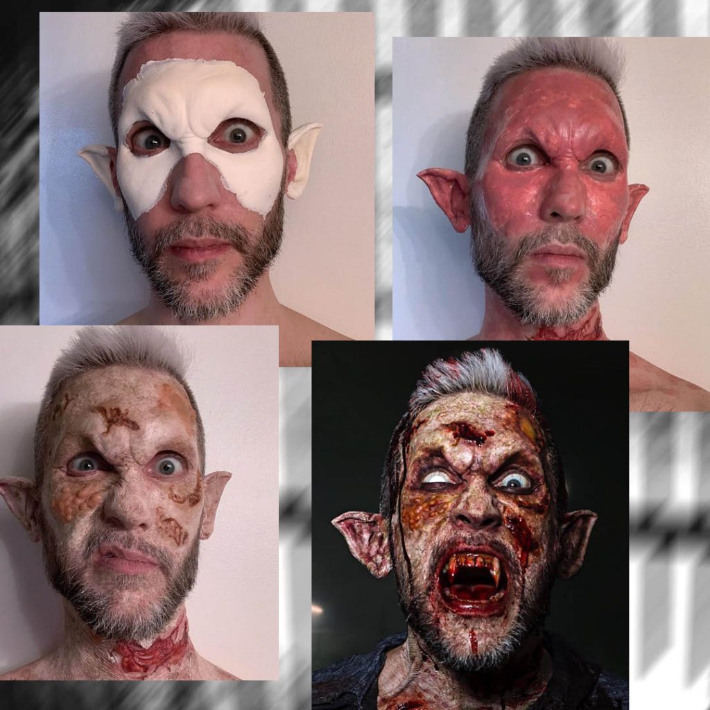 BMC Pro Makeup Grad Graden van Erkelens' gory elf look for film and television