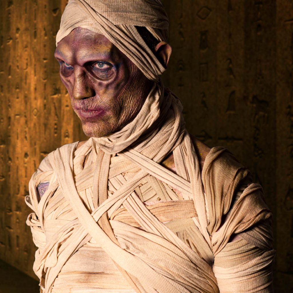 BMC Pro Makeup Grad Graden van Erkelens' mummy fx look for film and television