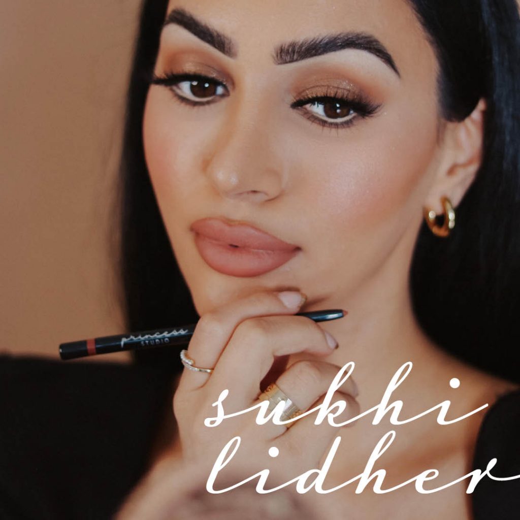 BMC pro makeup graduate Sukhi Lidher using lip liner from her Princess Studio makeup line