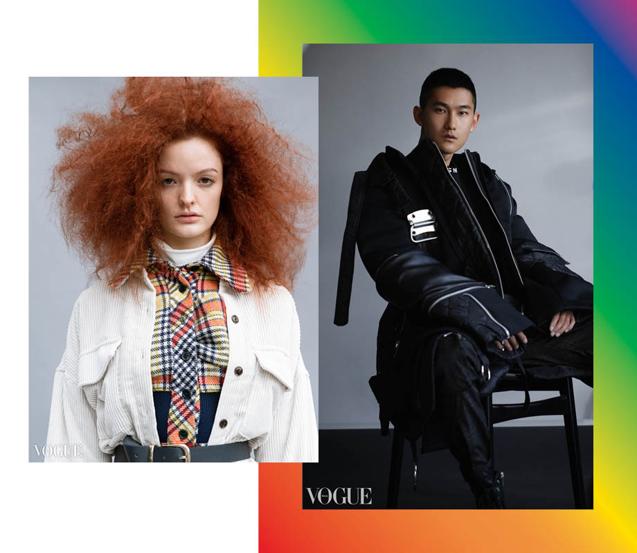 BMC Fashion Marketing graduate and Calgary fashion stylist Vanessa Smith's men's and women's looks for Vogue